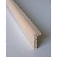 Gyalult pipaléc abachi fa 12x32x2700 mm íves élű takaróléc (marupa) JW*