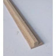 Gyalult díszítőléc tölgyfa  T profil 20x11x2000 mm keményfa barkácsléc HU++