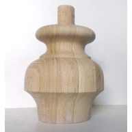 Bútorláb fa szekrényláb A típus tölgy átm. 100x100 mm esztergált MF HU+