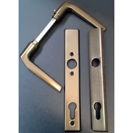 Bejárati ajtó kilincs PZ 92 ALU F3  3 csapos MASONITE