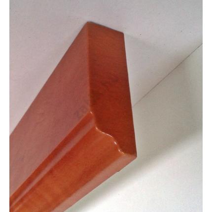 Bútordíszítő fényléc MDF  fóliás calvados szín 2070x60x18 mm  takaróléc 17.sz.  akció