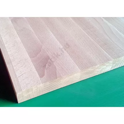 Konyhai munkalap táblásított bükkfa gőzölt TM 35 mm  900x650 mm  A  min 0,58 m2/tábla toldás mentes
