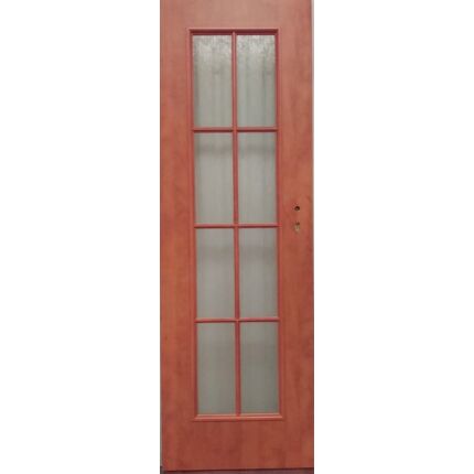 Beltéri ajtó  dekorfóliás  CLA BT 7  Calvados szín  75x210 8 üveges balos BT BLOKK TOKKAL