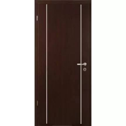 Beltéri ajtó dekorfóliás  Wenge szín 100x210x12 cm tele balos X MAS 400 A9 szépséghibás