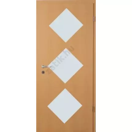 Beltéri ajtó dekorfóliás Bükk szín 90x210x12 cm jobbos üv D savmart XX MAS 430 szépséghibás