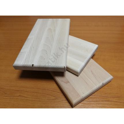 Konyhai vágódeszka 350x250-300x40-45 mm bükkfából mart éllel vastag masszív