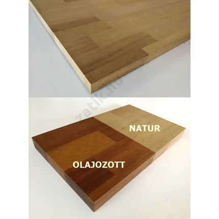 Konyhai munkalap táblásított Iroko HT 32 mm  940x650 mm  A  min 0,507 m2/tábla TRO ZA+