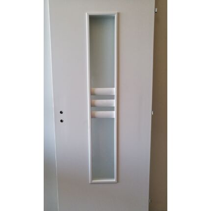 Beltéri ajtó  dekorfóliás Fehér szín 90x210 cm  tele jobbos MIX JW 75 BT BLOKK TOKKAL