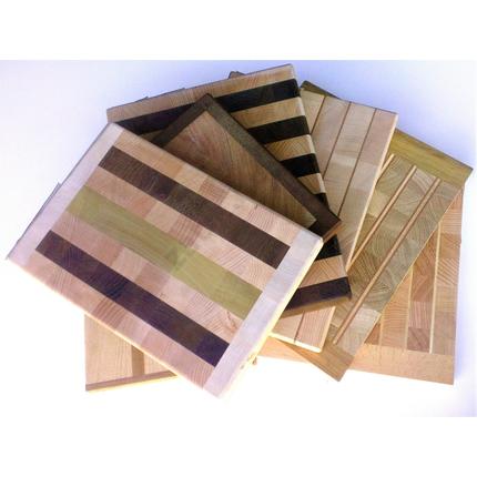 Konyhai vágódeszka 250-320x330-400x28-35 mm Új Mintával vegyes fafajokból tábla