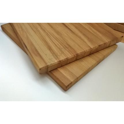 Konyhai vágódeszka 400-450x330-400x26-32 mm framire fából mart éllel