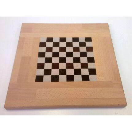 Táblásított Sakk tábla 430x430x30 mm vegyes fafajokból konyhai vágódeszka mart éllel