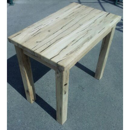 Asztal tölgyfából 850x510x760 mm Rusztikus Antik natúr felületű BZ HU++