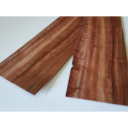 Furnérlemez indiai almafa 0,6 mm  750 mm 0,5 m2/ csomag  FEHZ   1