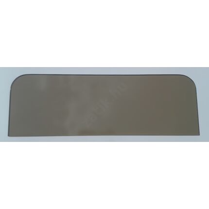 Üvegpolc 600x150 mm kerekített polclap bronz JW*