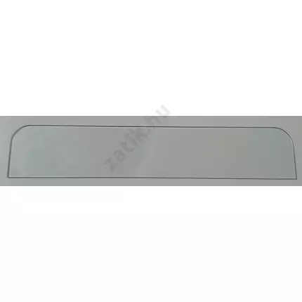 Üvegpolc 800x150 mm kerekített polclap átlátszó JW*