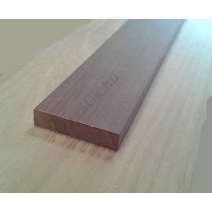 Gyalult négyszögléc afrikai diófa 10x45x2200 mm szárított dibetou GT21