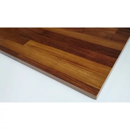 Konyhai munkalap táblásított IROKO fa HT 32 mm 1500x650 mm A min 0,97 m2/tábla TRO ZA1 HU+