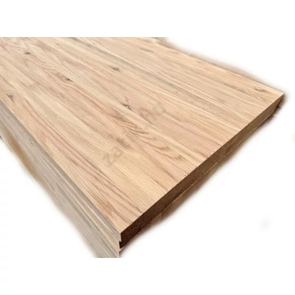 Táblásított vörös tölgyfa falap TM 20 mm  600x400 mm Rusztikus 0,24 m2/tábla polclap vörös tölgyfa