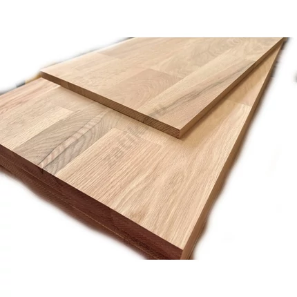 Táblásított vörös tölgyfa falap HT 20 mm 1000x400 mm 0,4 m2 / tábla polclap vörös tölgyfa HU++