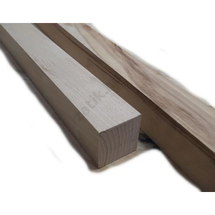 Gyalult négyszögléc bükkfa 60x60x1800 mm bükkfa stafni NY118