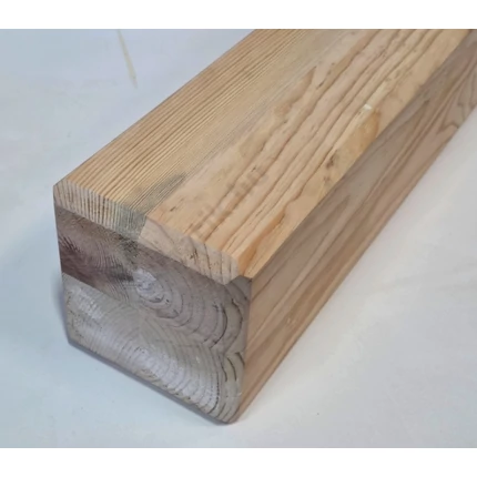 Asztalláb négyszög borovi fenyőfa 135x135x850 mm 45 fokban letört éllel WX HU++