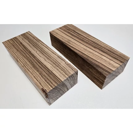 Zebrano fa fűrészáru hobbyfa 50x75x200 mm zebrafa szélezett szárított ZE2