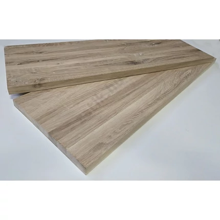Lépcsőlap tölgyfa  1000x300 mm 25 mm vastag AB osztály polclap GW INT HU++
