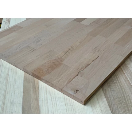 Táblásított bükk falap HT 18 mm 2000x600 mm Rusztikus 1,2 m2/tábla asztallap bükkfa ZA HU++