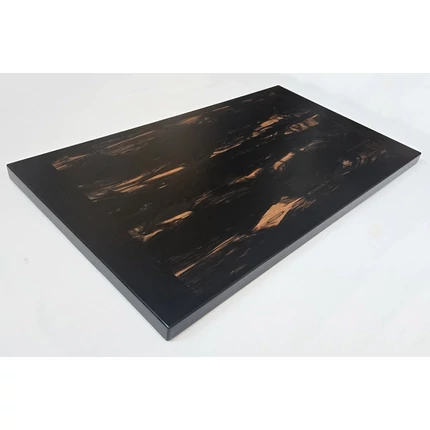 Asztallap táblásított ÉBENFA 810x470 mm 34 mm OLAJOZOTT kb. 10 kg TRO ZA