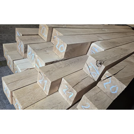 Gyalult tölgyfa gerenda  90x100x1200-1300 mm asztalláb kb. 9,5 kg NY159