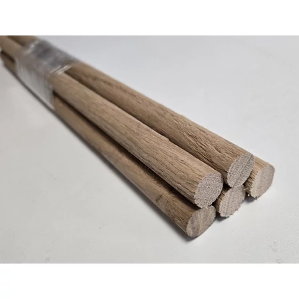 Fapálca fatipli farúd bordázott átm. 16x 350 mm tölgyfa tipli  5 db / csomag