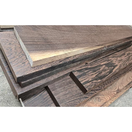 Wenge fa fűrészáru hobbyfa 25x 70-100x600-700 mm szélezett szárított WE5