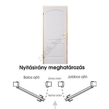Beltéri ajtó betétmintás M1  100x210 cm tele bal gerébtokkal gipszkarton falhoz ZAT