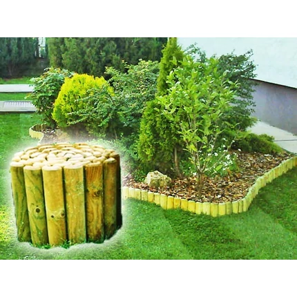 Ágyásszegély 300x1900 mm átm. telített fenyő  AKCIÓ 1.840.- Ft/m GW