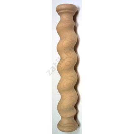 Polcépítő farúd koloniál bükkfa átm. 40x250 mm jobbos M6 -os menetes hüvellyel HEF HU++