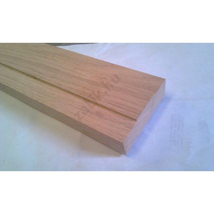 Küszöb tölgy 1000x100 mm 20 mm vastag küszöbsín horony marással fa küszöb