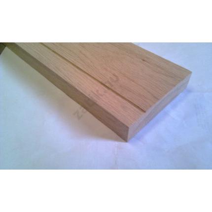 Küszöb tölgy 1450x145 mm 20 mm vastag küszöbsín horony marással fa küszöb