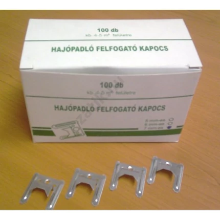 Hajópadló  felfogató kapocs 7 mm 100 db / doboz RE HU++