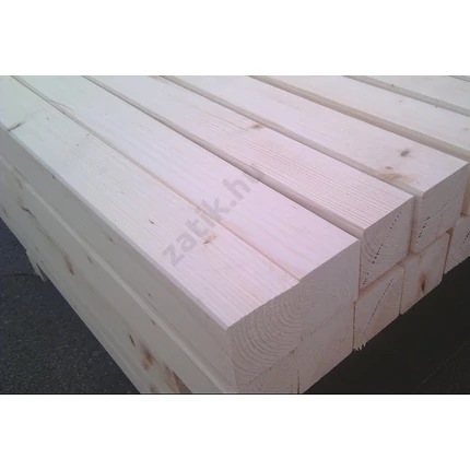 Gyalult fenyő  gerenda  80x80x3000 mm lucfenyő stafni fa
