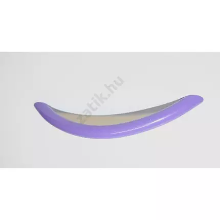 Bútorfogantyú fém  96 mm ívelt lila szín