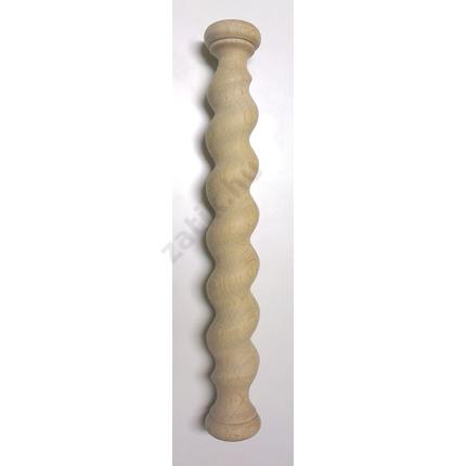 Polcépítő farúd koloniál tölgyfa átm. 40x320 mm jobbos M6 -os menetes hüvellyel HEF HU+