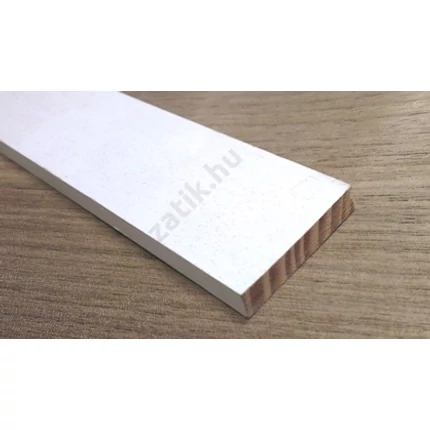 Gyalult négyszögléc fehérre festett  9x 45x1350 mm