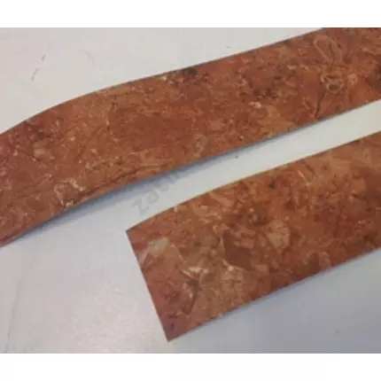 Konyhai munkalap   éldekor végzáró 45x 600 mm Alhambra Umbra 2 db/ csomag vöröses barna márvány