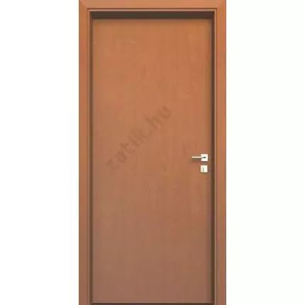 Beltéri ajtó dekorfóliás  cseresznyefa  F szín 90x210x12 cm tele jobb 3 pántos tok MAS21
