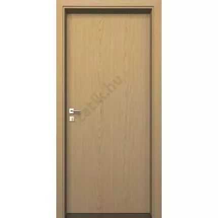 Beltéri ajtó dekorfóliás  Tölgy szín 100x210x12 cm tele jobbos MAS7 utólag szerelhető tokkal