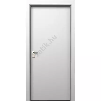 Beltéri ajtó dekorfóliás  Fehér szín 100x210x12 cm tele balos XT MAS141 szépséghibás