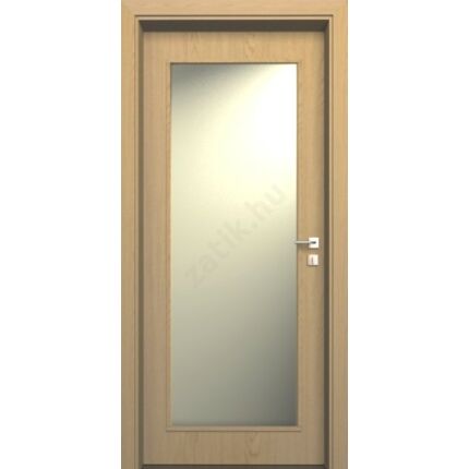 Beltéri ajtó dekorfóliás  Tölgy szín  90x210x12 cm ÜVN balos MAS161  utólag szerelhető tokkal
