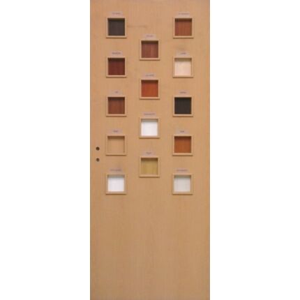 Beltéri ajtó dekorfóliás  Bükk szín  90x210x10 cm tele 14 kaz jobbos MAS132 utólag szerelhető