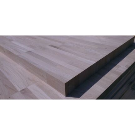 Asztallap táblásított tölgyfa HT 40 mm (3020) 3000x750 mm Rusztikus 2,25  m2 / 70 kg / tábla HU++