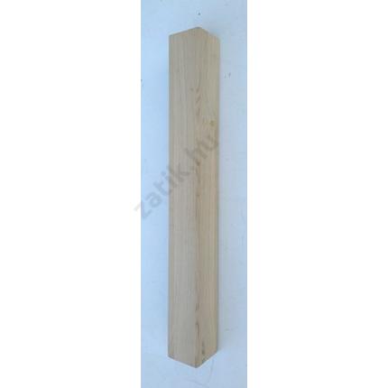Asztalláb négyszög tölgyfa 90x90x750 mm 45 fokban letört éllel MF HU++